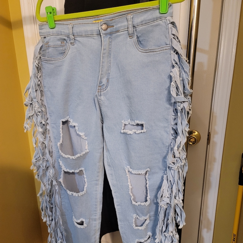 Fringe Jeans